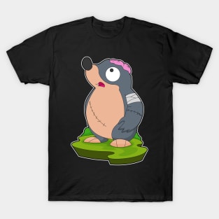 Mole Halloween Zombie T-Shirt